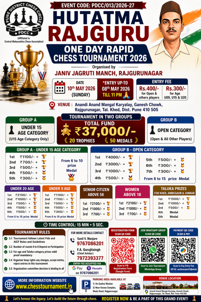 hutatma_rajgurunagar_One_day_chess_tournament_2026